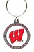 College Team Logo Key Ring - Wisconsin Badgers