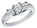 Diamond 1/2 Carat (ctw) Ring in 14K White Gold