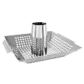 Mr. Bar-B-Q Grill Wok Chicken Roaster - Stainless Steel