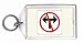 No Right Or Left Turn Keychain