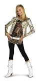 Hannah Montana w/ Gold Jacket Deluxe Child Halloween Costume Size 7-8 Medium (B110)