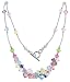 New Sterling Silver Swarovski Crystal 18 inch Necklace