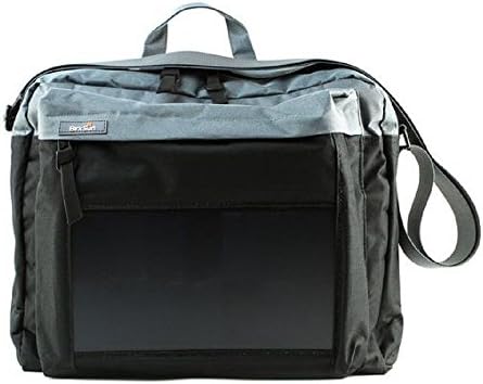 BirkSun Connect Solar Battery Charger Messenger Pack, Black and Red