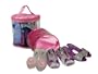 Small Miracles Girl's Glamour Pink Satin Shoe Tote Set