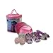 Small Miracles Girl's Glamour Pink Satin Shoe Tote Set