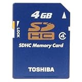 Toshiba 4GB High Speed SDHC Memory Card