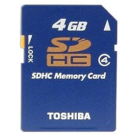 Toshiba 4GB High Speed SDHC Memory Card