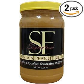 SF Signature Fondue Chocolate, Peanut Butter, 36-Ounce Plastic Jar (Pack of 2)