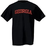 Georgia Bulldogs Black Youth Arch Logo T-shirt