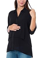 MENONOVE easy Camisa Premamá (Negro)