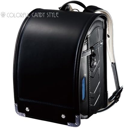 Randoseru angel jump; schoolchild's satchel 2015 black X blue (Japan import)