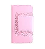 Apple iPone Premium Leather Horizontal Holster with Swivel Belt Clip , PINK