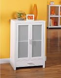 Organize It All Double Door Cabinet in White