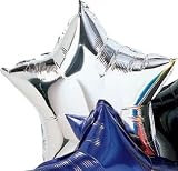 Star Mylar Balloon Silver
