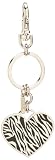LeSportsac Zebra Heart Charm & Key Fob