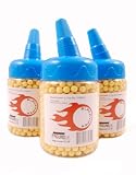 Blackviper set of 3 Speedloaders each containing 1000 HIGH GRADE 0.12 b bbs suitable for bb gun and airsoft