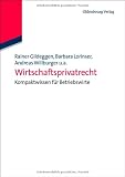 Produkt-Bild: Wirtschaftsprivatrecht: Kompaktwissen f&uuml;r Betriebswirte