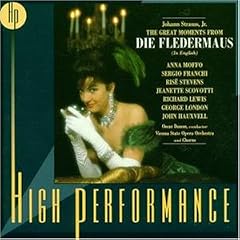 High Performance - Die Fledermaus (Great Moments From) (englisch ) (Aufnahme Wien 1963)