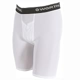 Adult Worth Compression Shorts - White