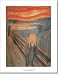 Rare Edvard Munch Scream - Color Poster Art Huge OOP - 22