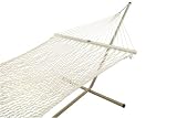 White Durawood Double Hammock - Polyester - B0012XX0PQ