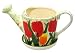 Ceramic Watering Can Planter Tulip Garden by Benaya