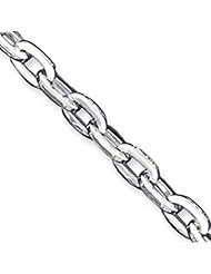Sterling Silver 8.5inch Fancy Link Bracelet
