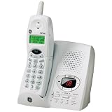 GE Cordless 2.4 GHz 27851GE1 Cordless Phone with Call Waiting Caller ID and Digital Answering System - White