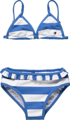 Tommy Hilfiger M&auml;dchen BI COLOR STRIPE MINI BIKINI GJ57104798, Gr. 3T (PALACE BLUE 484) Preisvergleich