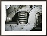 Close-up of the Undercarriage of a Train Framed Photographic Poster Print by Todd Gipstein, 29x21