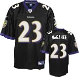 Youth Large (14-16) NFL Baltimore Ravens Willis McGahee #23 Throwback Football Jersey