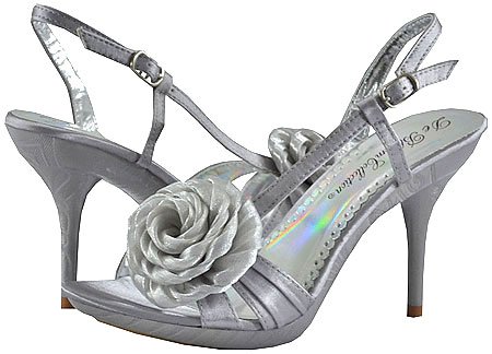 Blossom Studio-66 Silver Satin (Slv Sat) Women Dress Sandals