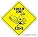 FRISBEE GOLF ZONE - Sign - discs disc driver mid range