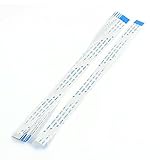 uxcell フレキシブルフラットケーブル 柔軟 フラットケーブル　データケーブル (FFC) 汎用　10本入 10ピン　ホワイト　Bタイプ