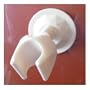 Sodial - New White Wall Attachable Shower Head Holder Bathroom Vacuum Suction Cup
