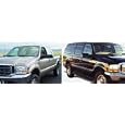 00-01 FORD EXCURSION TOW MIRROR (PASSENGER SIDE = DRIVER SIDE) SUV, Power, Replaces stock power mirrors, One Set (LH & RH), extends up to 21" out (2000 00 2001 01) F470911 N/A