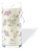 Lollia Cotton & Clover Tall Perfumed Luminary 28oz