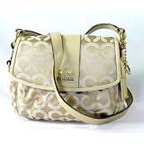 NEW AUTHENTIC COACH MADISON OP ART HOLLY SHOULDER/CROSSBODY BAG 12988 (Light Khaki/Sand)