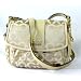 NEW AUTHENTIC COACH MADISON OP ART HOLLY SHOULDER/CROSSBODY BAG 12988 (Light Khaki/Sand)