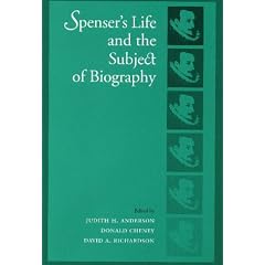 Spenser's Life and the Subject of Biography (Massachusetts Studies in Early Modern Culture)