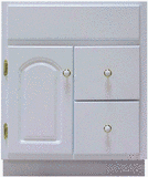 Sunnywood Prod. CW2418D Crystal White 24 X 18 Vanity Base