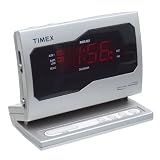 Timex Auto Set Talking English Spanish LED Clock with Dual Alarm