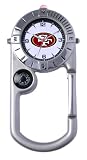 NFL Kids' SF10036 San Francisco 49ers Stand Out Silver-Tone Clip-On Watch