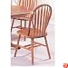 Set of 4 Oak Finish Arrow Back Windsor Country Style Dining Chairs