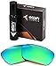 Polarized Ikon Iridium Replacement Lenses For Costa Del Mar Zane Sunglasses - Emerald Green Mirror