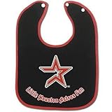 Caseys Distributing 9960601167 Houston Astros Two-Toned Snap Baby Bib by Caseys