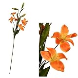 Review i-koncepts Ltd  / Single Stem Fresia - Golden Orange - Artificial Flower