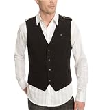 G by GUESS Prince Tut Vest, BLACK (L)