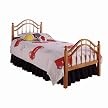 Springhill Honey Maple Bed with Frame- Twin Size