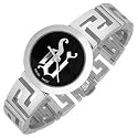 Versace Meandros - Ladies' Black Round Dial Watch